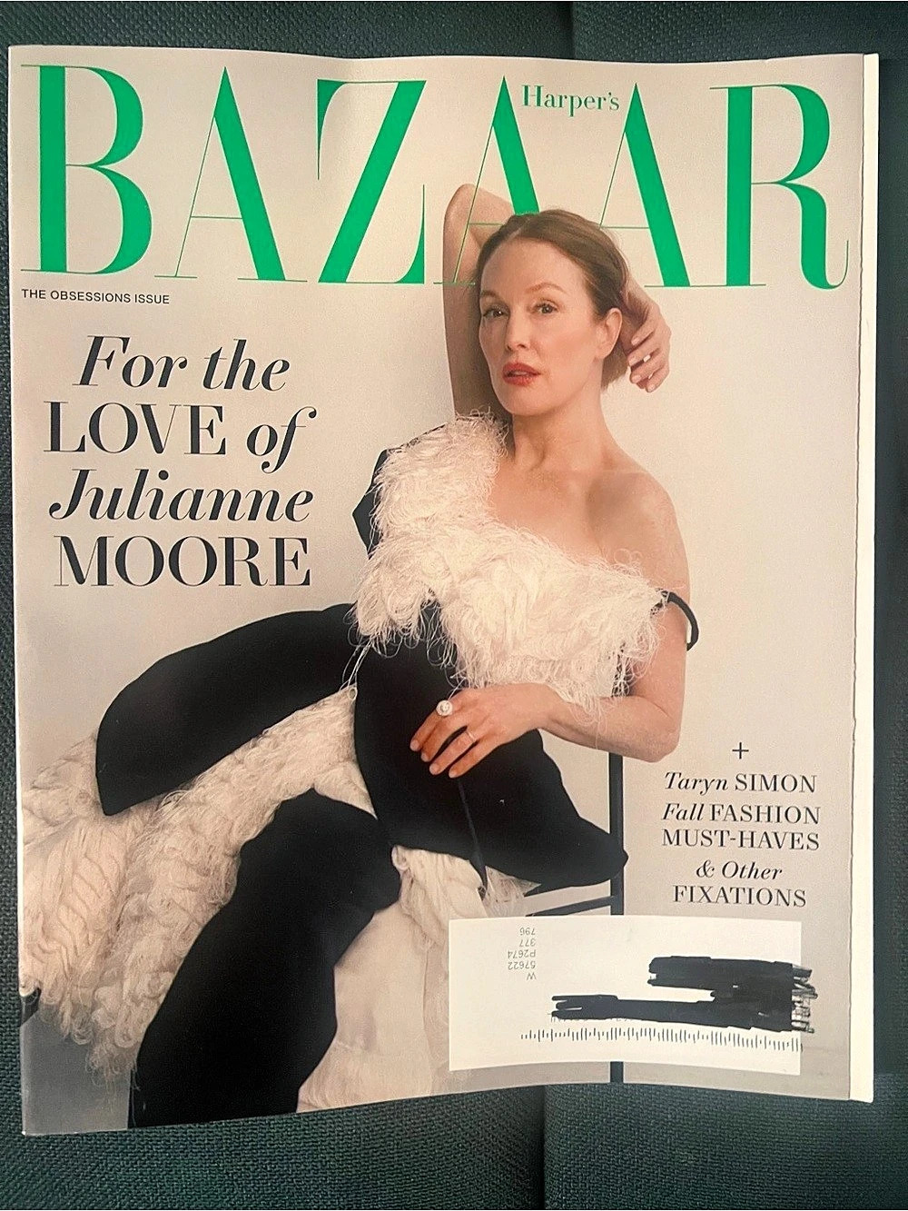 Harper's Bazaar October 2026 The Obsessions Issue Julianne Moore